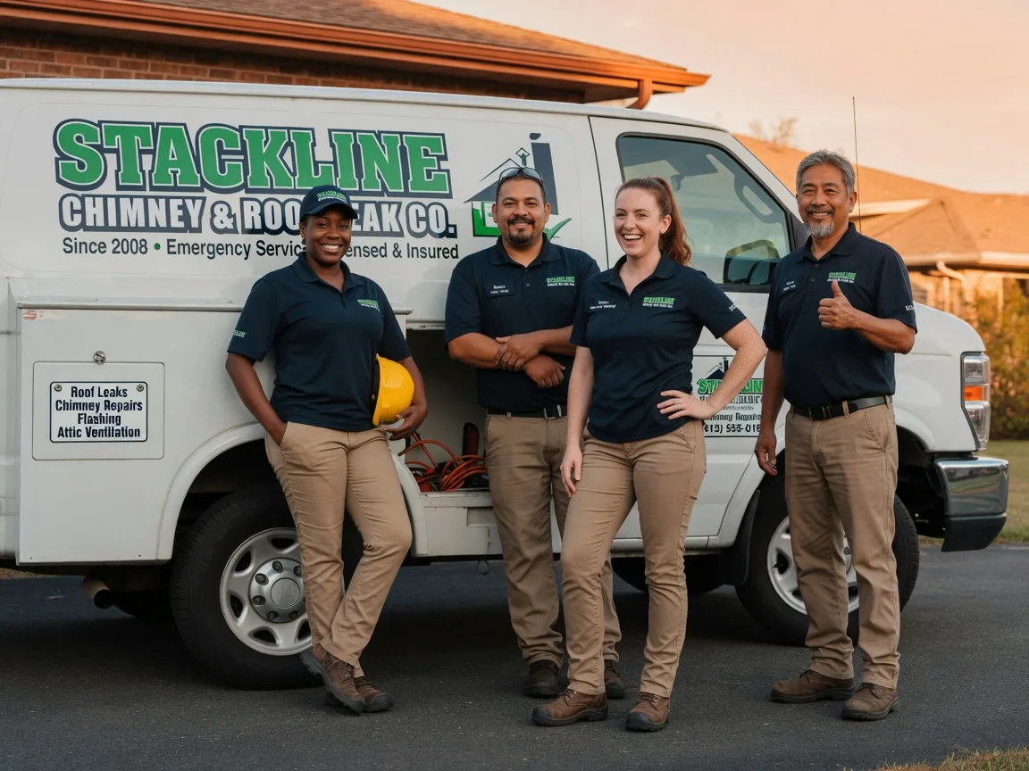 Chimney flashing repair company in Hempstead, TX